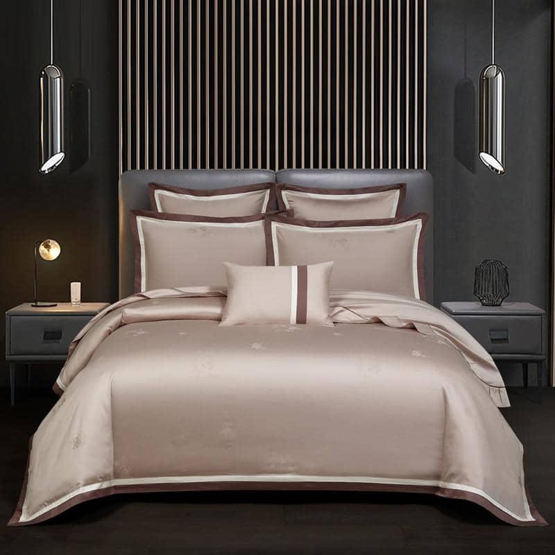 Egyptian Cotton Vintage Jacquard Duvet Cover Set - Elegant and Timeless Bedding