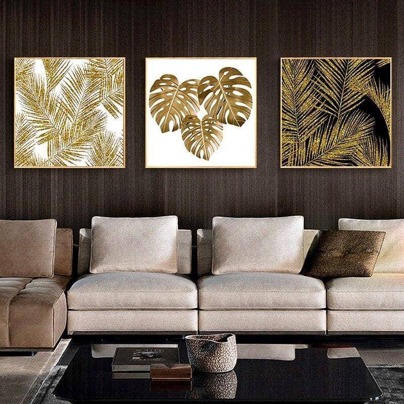 Elegant Gold Foil: Sophisticated Modern Homes