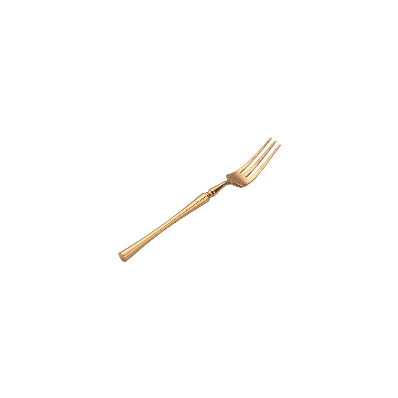 Elegant Luxury Gold Dining Cutlery Set - Fork, Knife, and Spoon Flatware