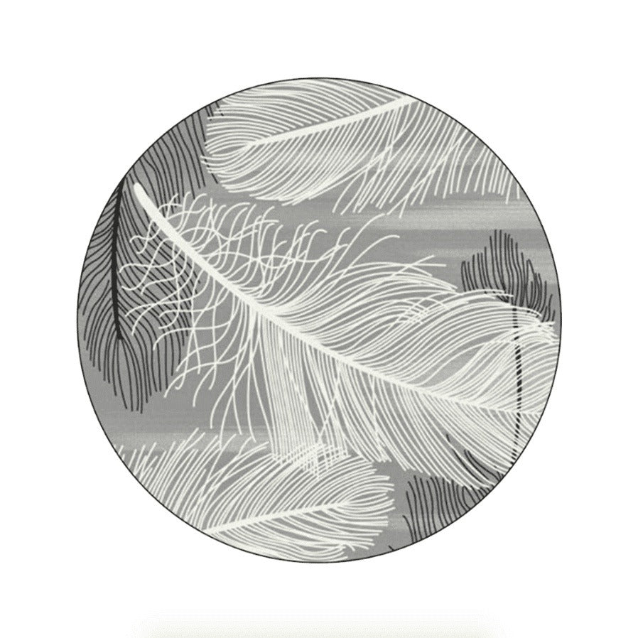 European Moroccan Style Round Area Rug - Vibrant and Bold Living Room Decor