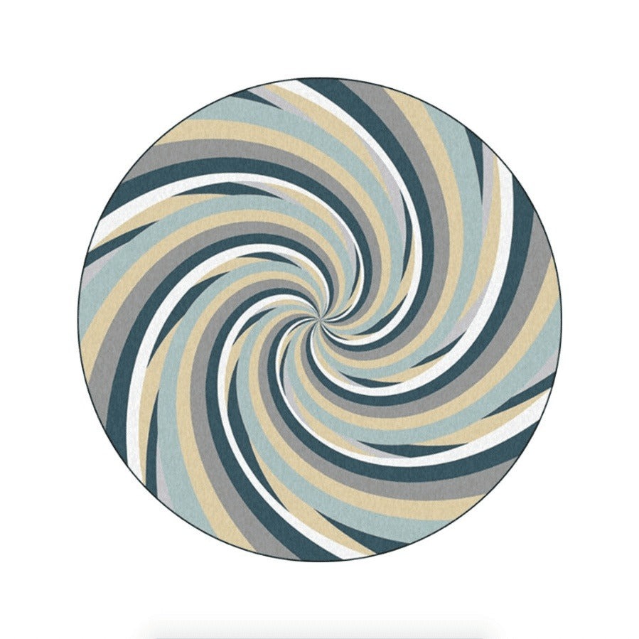 European Moroccan Style Round Area Rug - Vibrant and Bold Living Room Decor