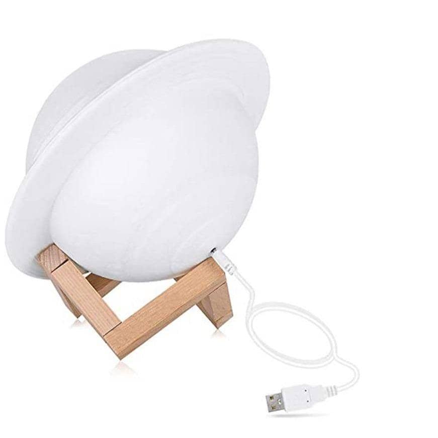 Explore the Galaxy with 3D Printed Saturn Lamp - LED Decor