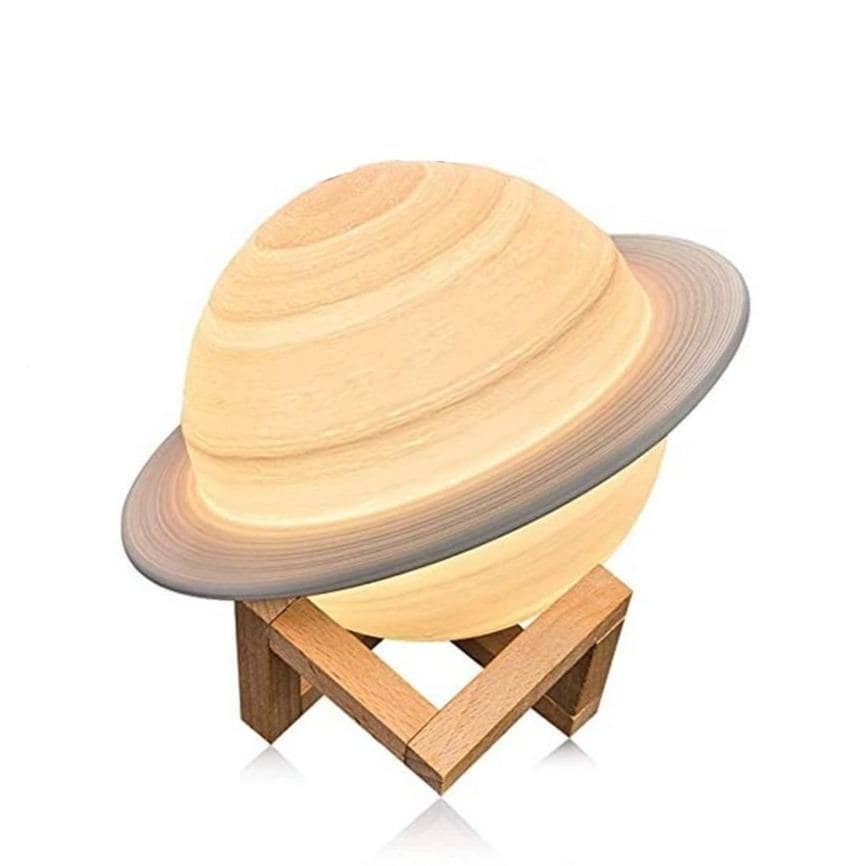 Explore the Galaxy with 3D Printed Saturn Lamp - LED Decor