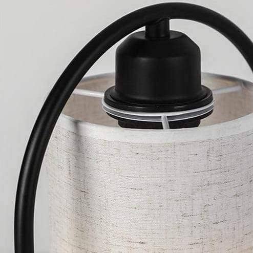 Fabric Lampshade Side Lamp - Vintage Chic