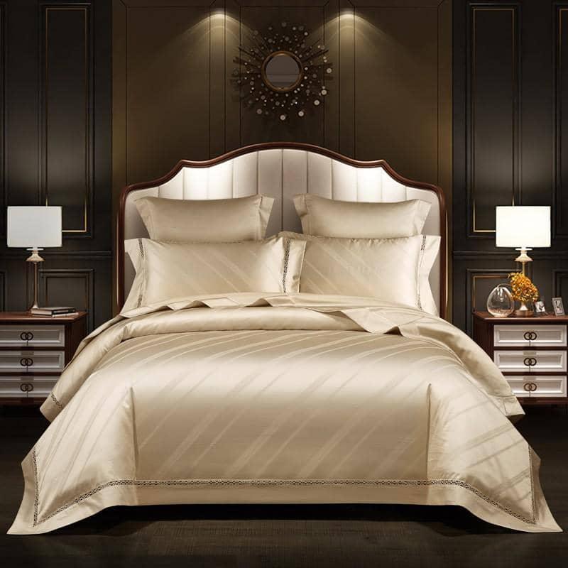 Fit for Royalty - Personalized 1200TC Egyptian Cotton Duvet Cover Set