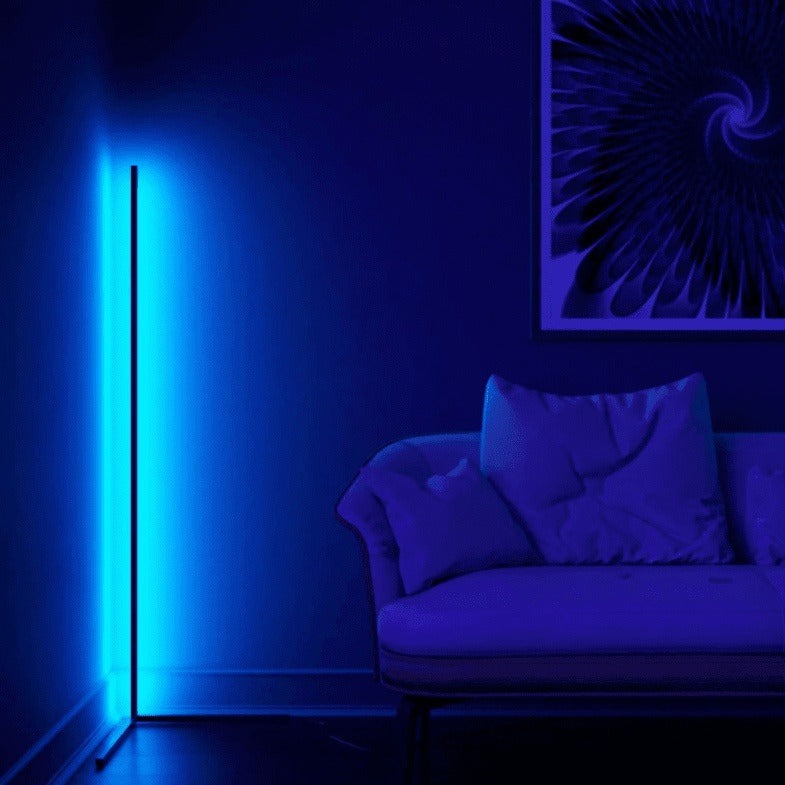 Futuristic RGB Corner Floor LED Light: Transform Your Space with Color