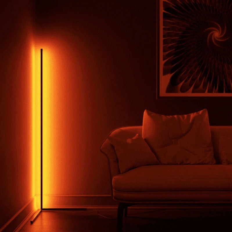 Futuristic RGB Corner Floor LED Light: Transform Your Space with Color