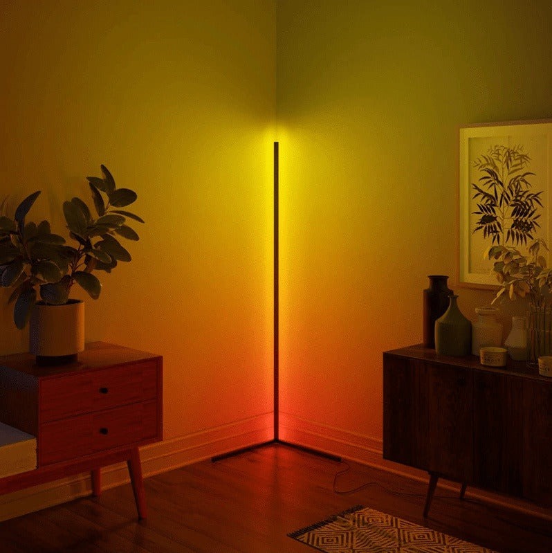 Futuristic RGB Corner Floor LED Light: Transform Your Space with Color