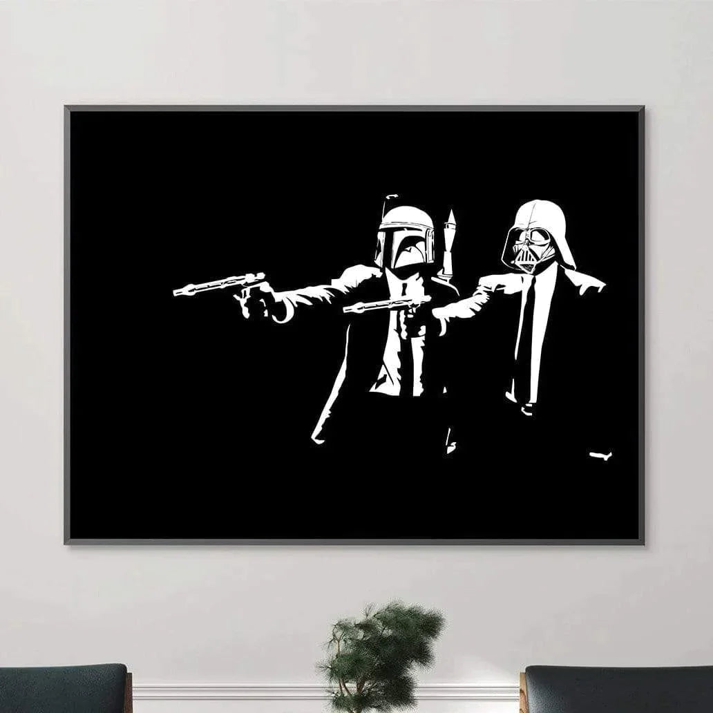 Galactic Banksy: Star Wars meets Pulp Fiction