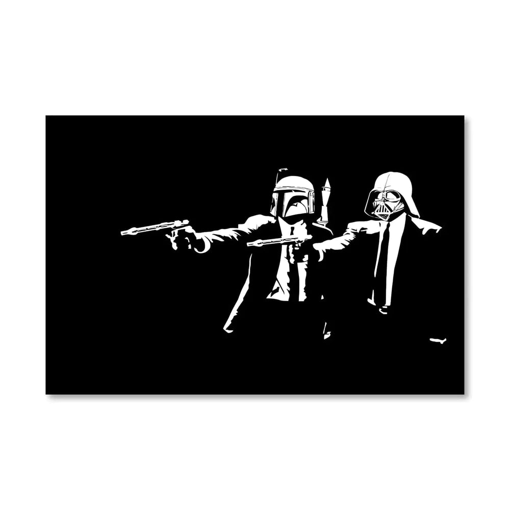 Galactic Banksy: Star Wars meets Pulp Fiction