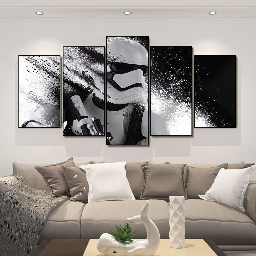 Galactic Clash: Star Wars Movie Stormtrooper & Jedi Knight