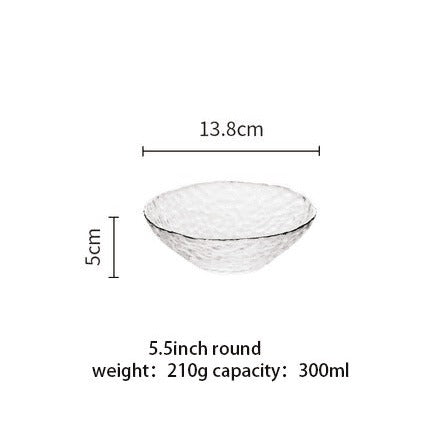 Golden Border Glass Bowl Set: Versatile and Elegant Dining Collection