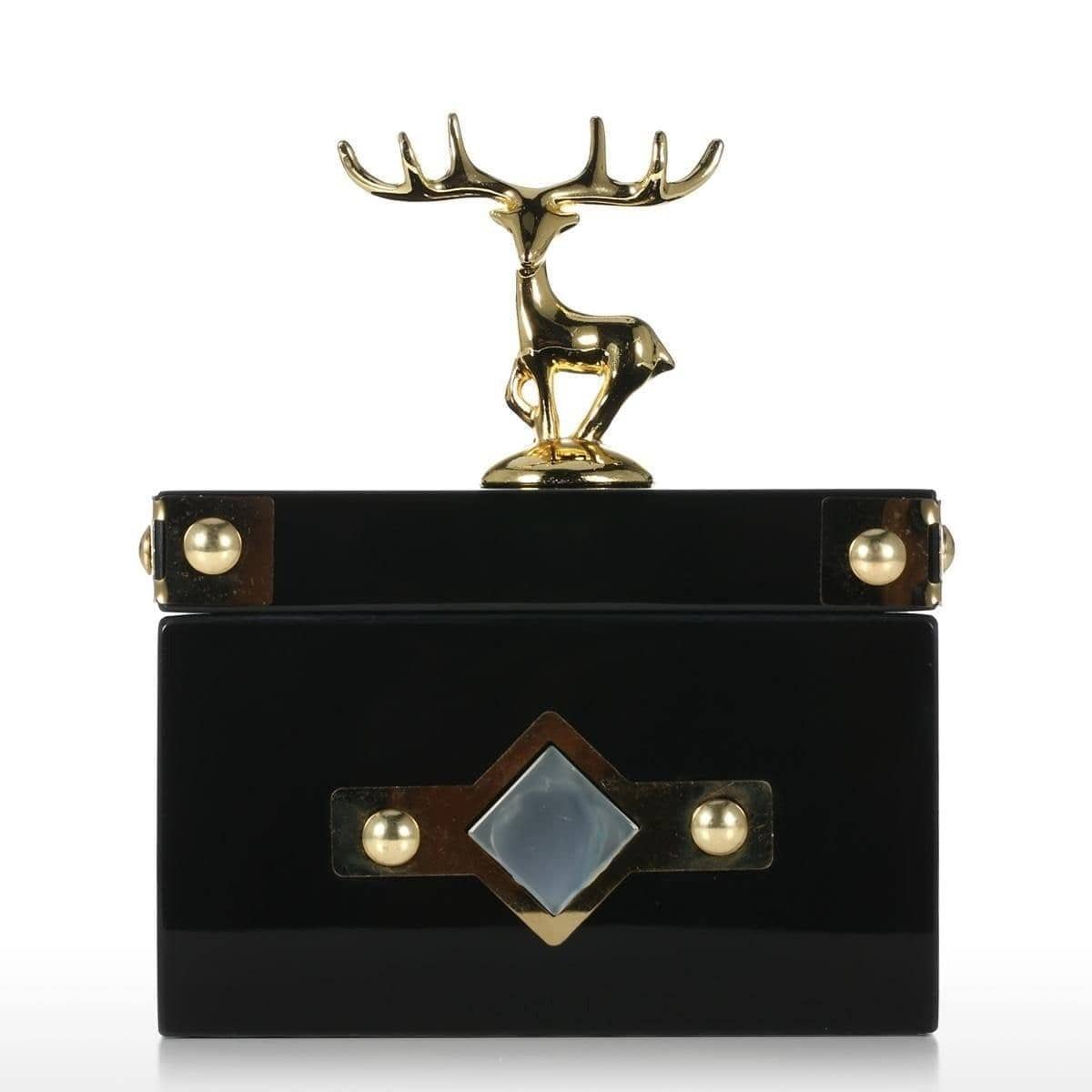 Golden Deer Jewelry Box: Stylish and Practical Storage Solution