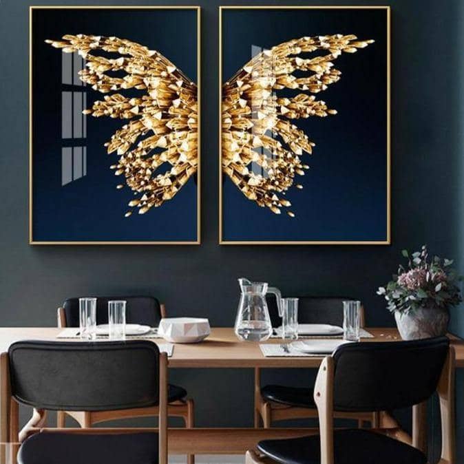 Golden Foil Butterfly: Playful & Eye-Catching
