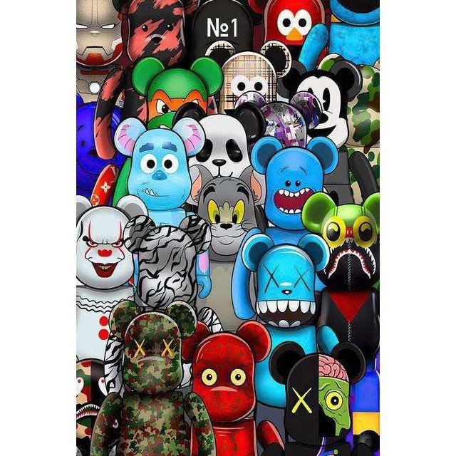 Graffiti Coon Violence Bearbrick: Vibrant & Edgy