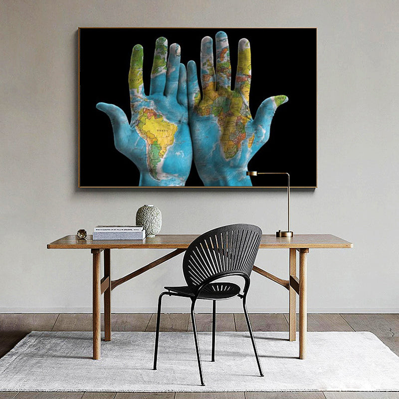 Hands Across the World - World Maps