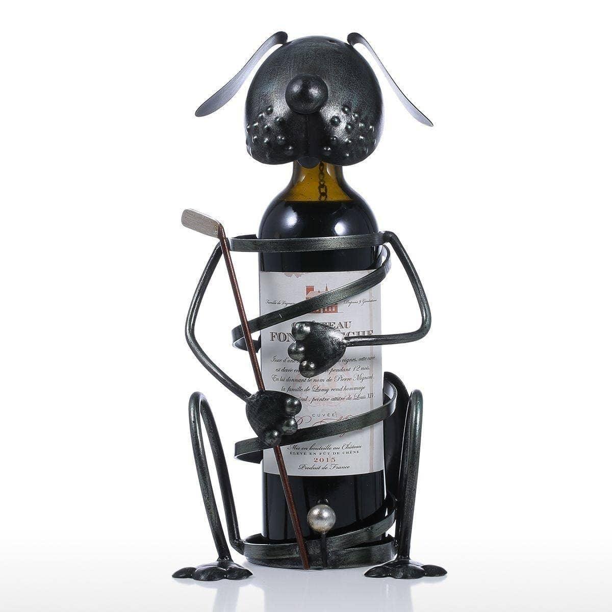 Happy Pup Wine Holder: Fun and Stylish Storage for Wine Lovers