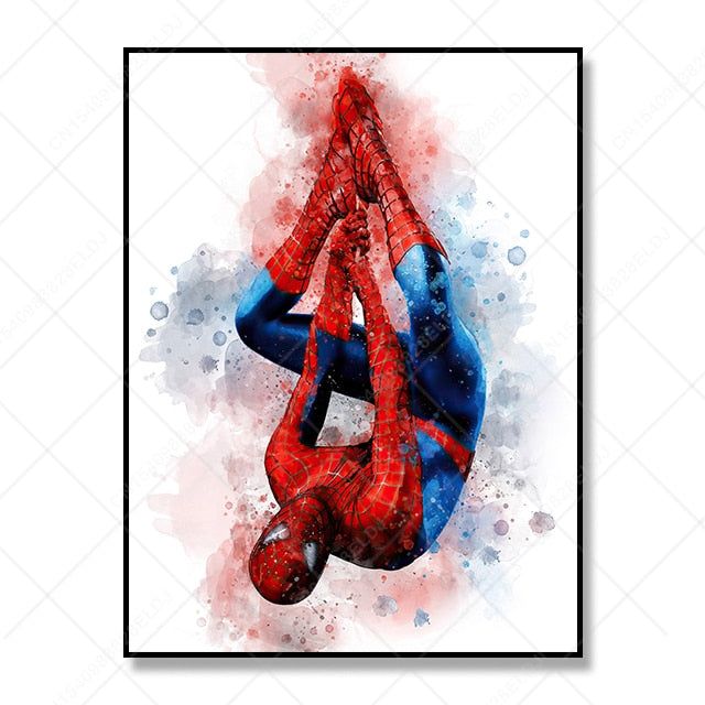 Heroic Splash: Avengers Marvel Movie Characters