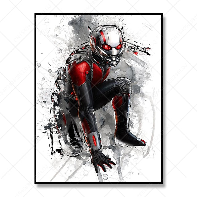 Heroic Splash: Avengers Marvel Movie Characters