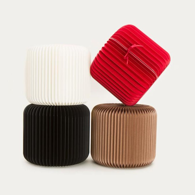 Honeycomb Kraft Paper Foldable Stool: Sustainable Style on the Go