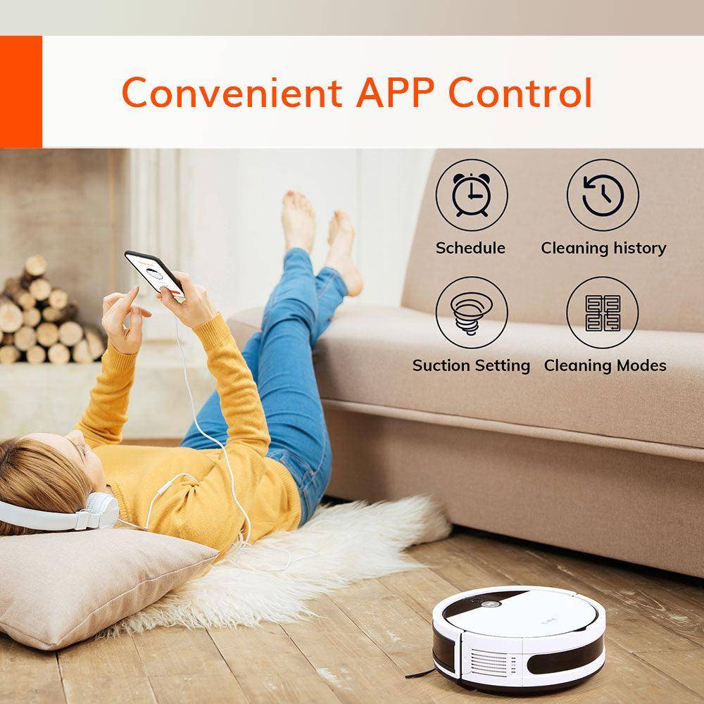 ILIFE V9e Smart Suction Robot Vacuum: Advanced and Stylish Cleaner with App Control