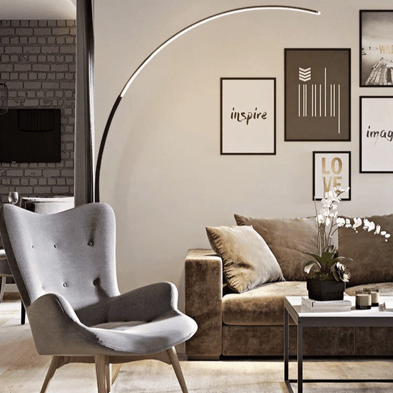 Illuminate Your Space with Art of Arc LED Floor Light Lamp - Stylish and Functional