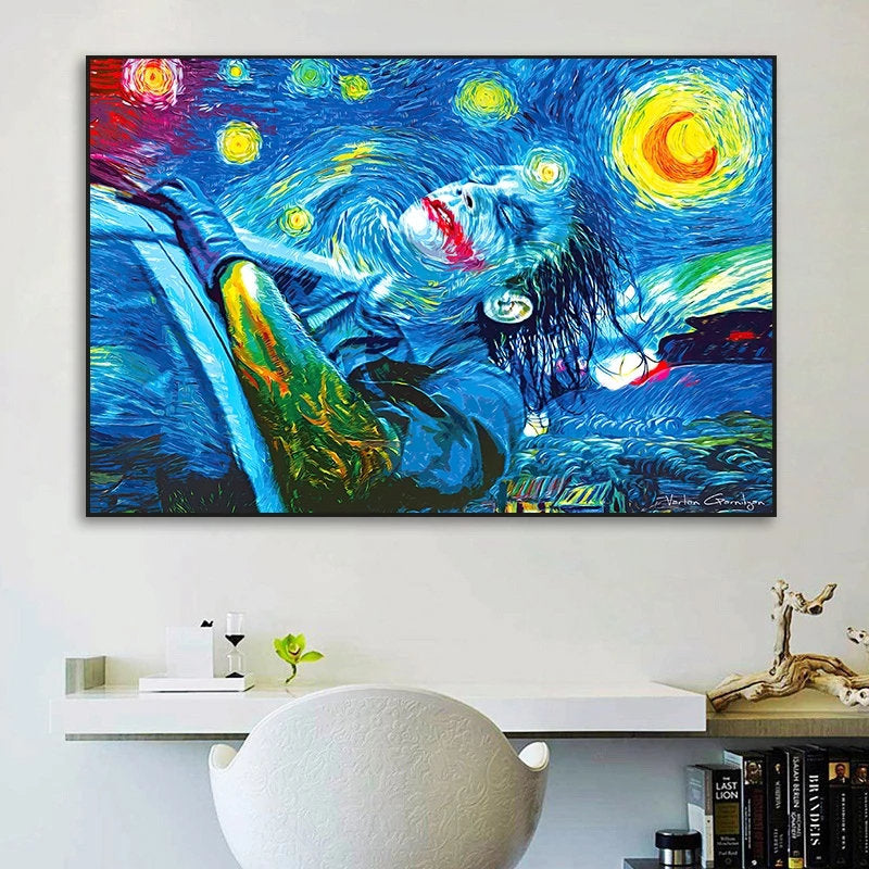 Joker's Starry Night Dream: Creative