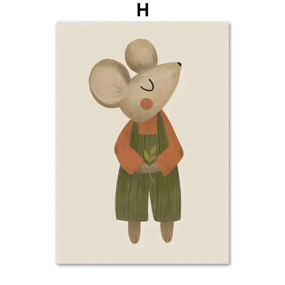 Journey of Wonder: Cute Animals Exploring the World Nursery