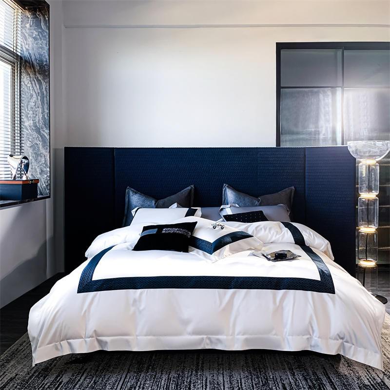 King/Queen/Double Size Luxury 1500TC Egyptian Cotton Patchwork Duvet Cover Bedding Set