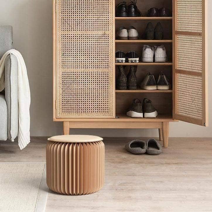 Kraft Honeycomb Foldable Stool: Portable and Eco-Friendly Seating Option
