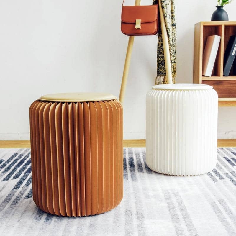 Kraft Honeycomb Foldable Stool: Portable and Eco-Friendly Seating Option