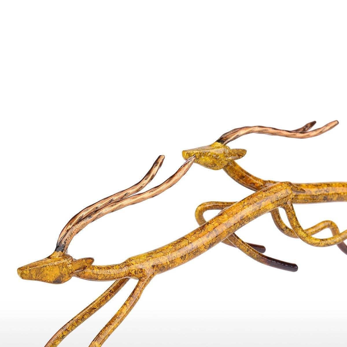 Leaping Antelope Art - Modern Home Decor