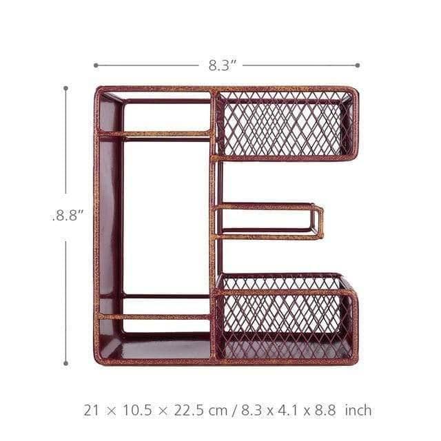 Letter H O M E Wine Bottle & Cork Holder Stand Rack