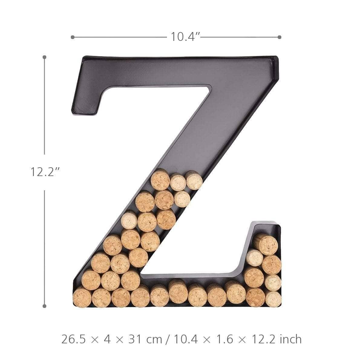 Letter Wall Wine Bottle Cork Container - Home Decor