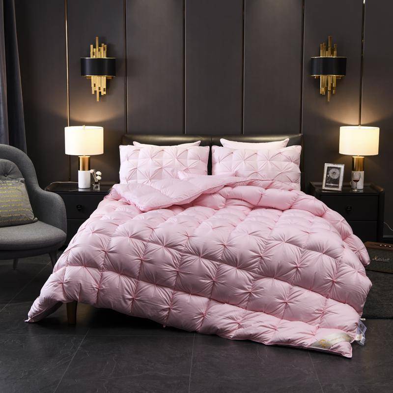 Luxurious 1000TC Goose Down Comforter Duvet - Queen/King Size Bedding