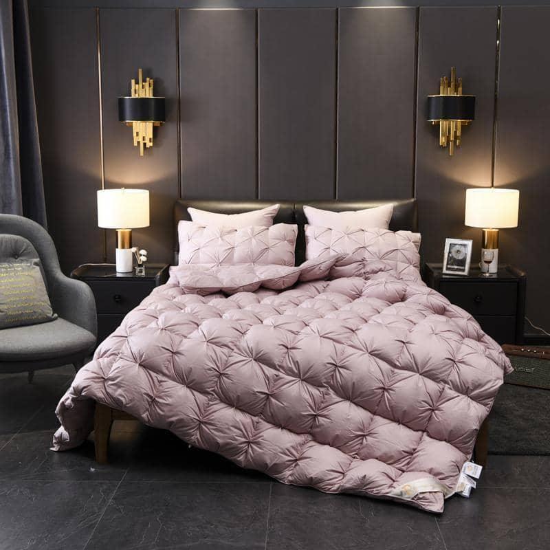 Luxurious 1000TC Goose Down Comforter Duvet - Queen/King Size Bedding