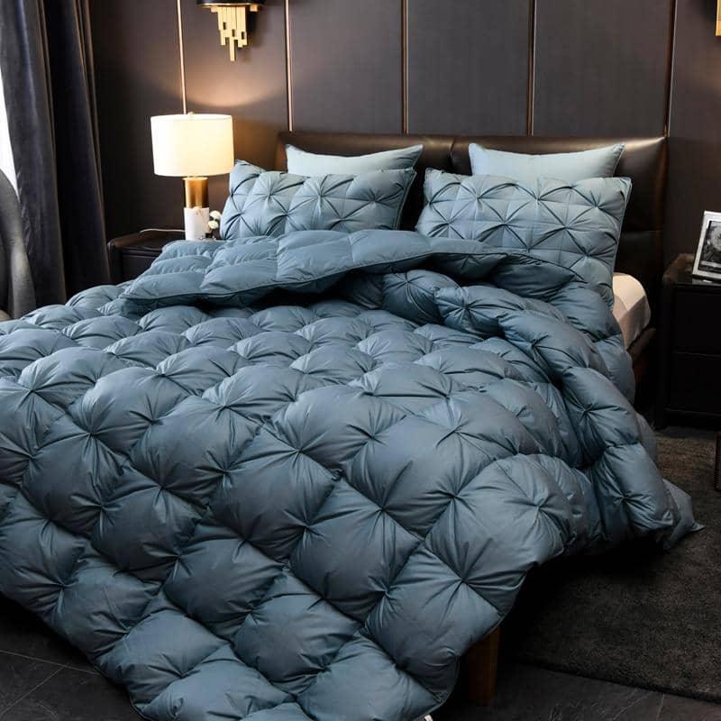 Luxurious 1000TC Goose Down Comforter Duvet - Queen/King Size Bedding