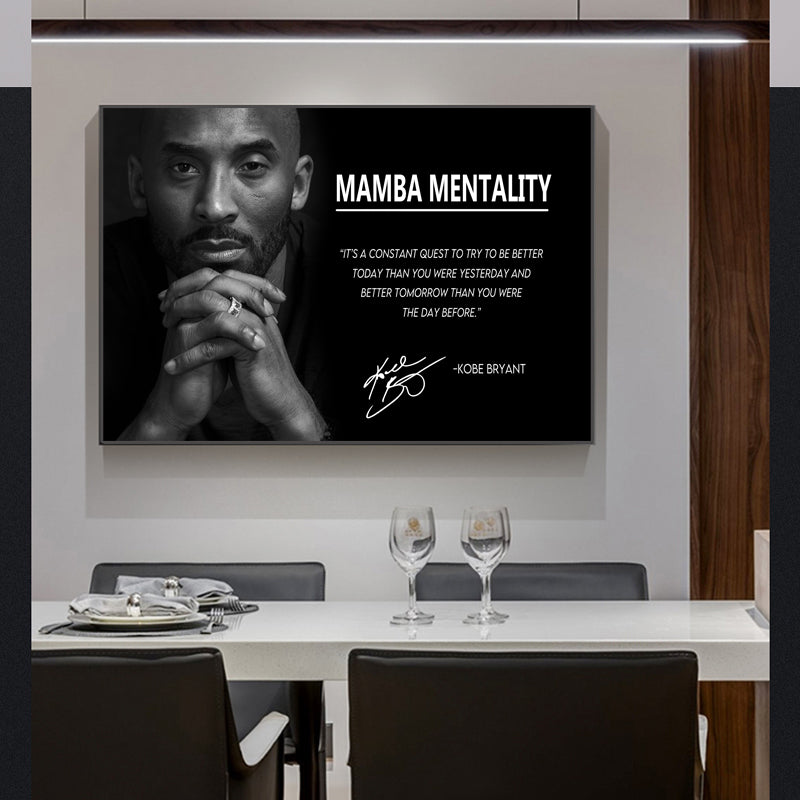 Mamba Mentality Kobe Bryant quotes inspirational image