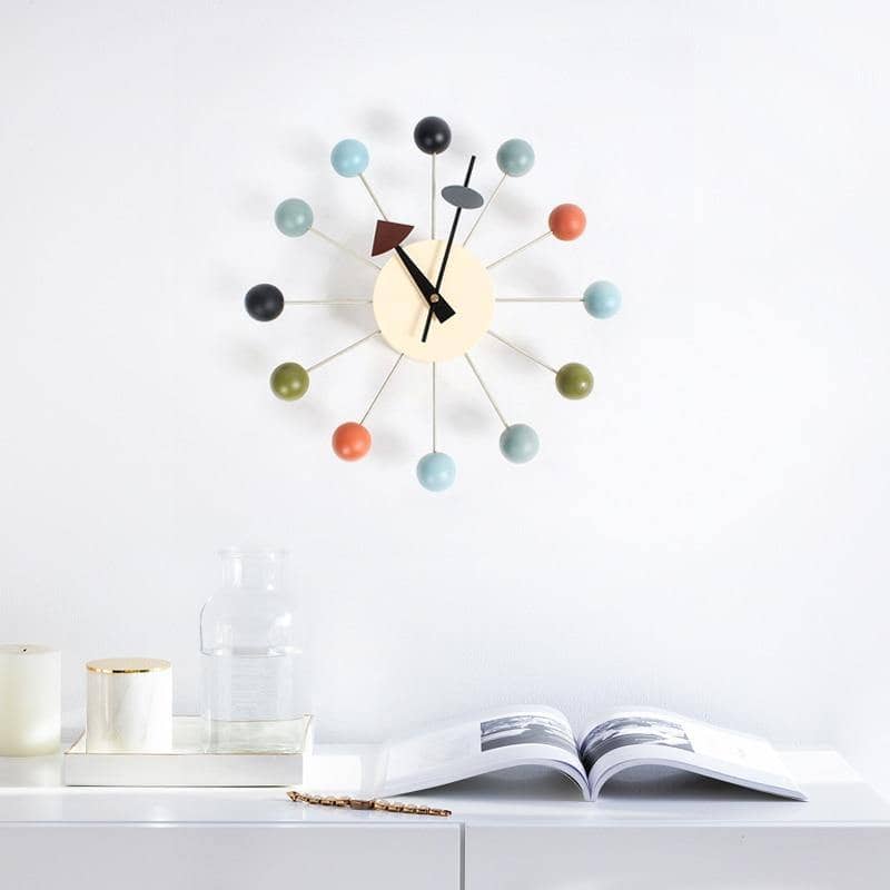 Minimalist 3D Ball Wall Clock: A Sophisticated Timekeeping Solution