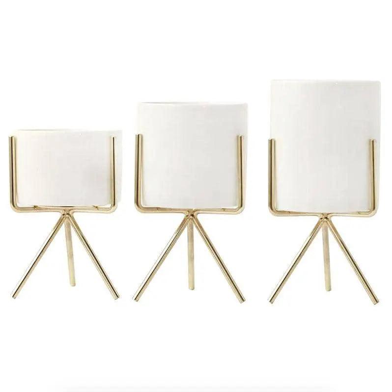 Minimalist Plant Pot Set - Stylish & Chic Home Decoration