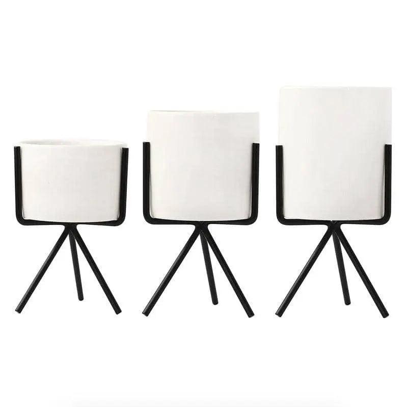 Minimalist Plant Pot Set - Stylish & Chic Home Decoration