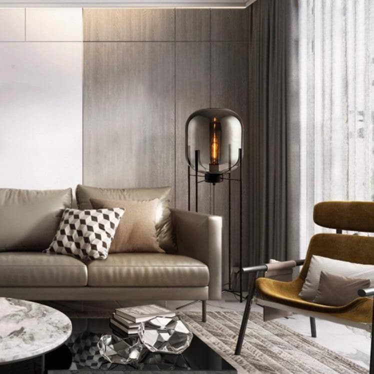 Modern Minimalist Lantern Floor Lamp: Illuminate Your Space in Style