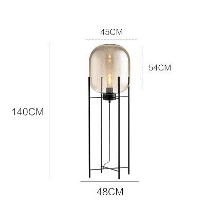 Modern Minimalist Lantern Floor Lamp: Illuminate Your Space in Style