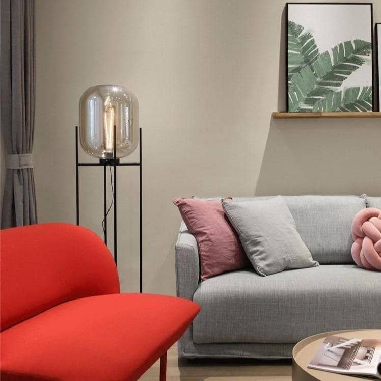 Modern Minimalist Lantern Floor Lamp: Illuminate Your Space in Style