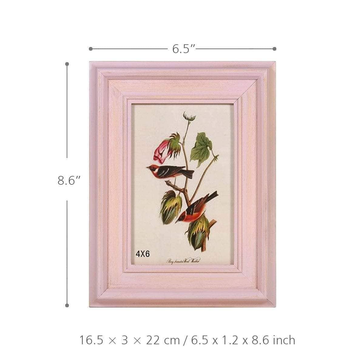 Natural Pink Photo Frame - Rustic Home Decor