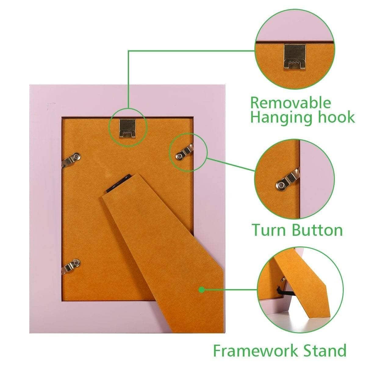 Natural Pink Photo Frame - Rustic Home Decor