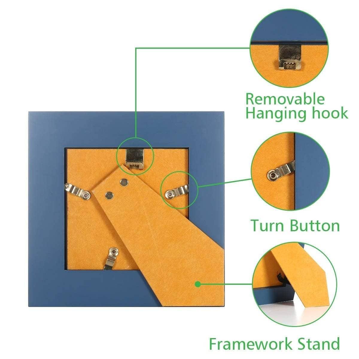 Natural Wooden Photo Frame - Eco-Friendly Home Decor