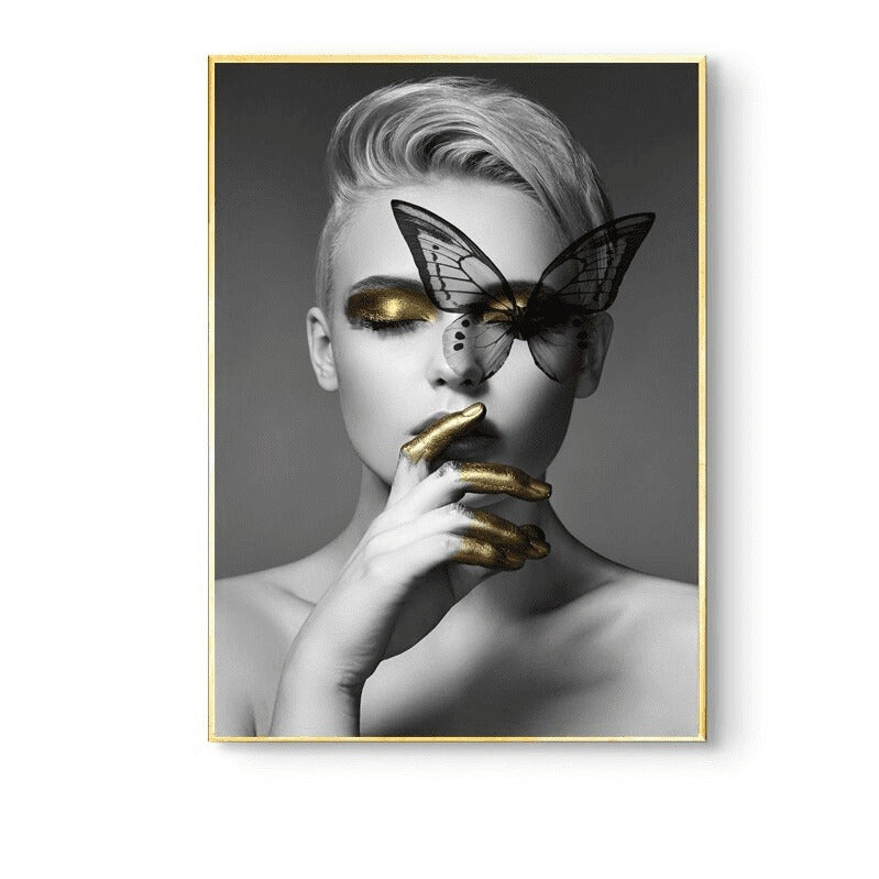 Nordic Antlers Girl - Personalized