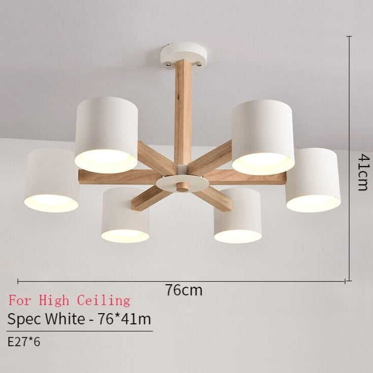 Nordic Chandelier LED Ceiling Lamp - Stylish Home Lighting