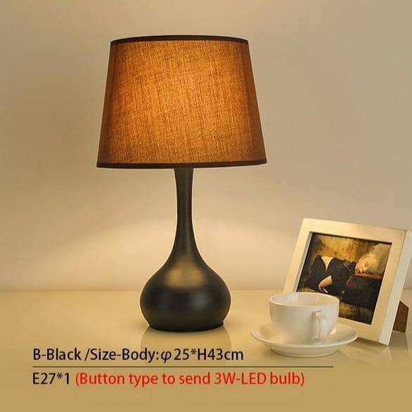 Nordic Classic Bedside Table Lamp - Timeless Home Decor